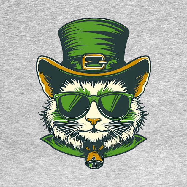 Leprecat Leprechaun Cat St. Patrick's Day by Wintrly